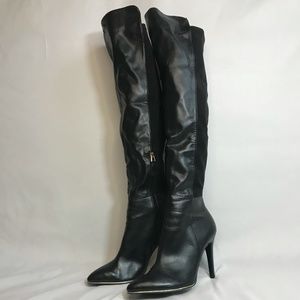 Guess-Faux Leather over the knee  tall boot